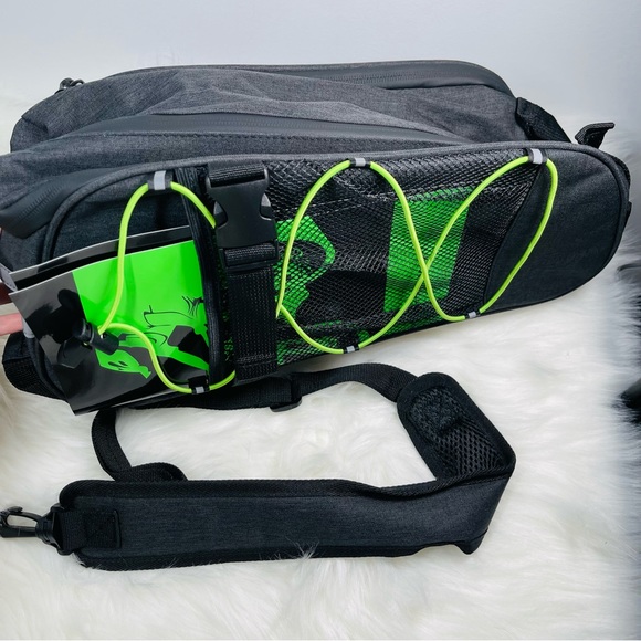 New 3 in 1 Shoulder/Handheld/Electric Ebike Pack Cargo Bag, 13L Waterproof/Black - Picture 9 of 13